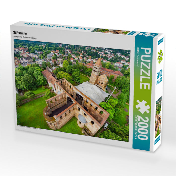 Stiftsruine 2000 Teile Puzzle quer - CALVENDO Foto-Puzzle'