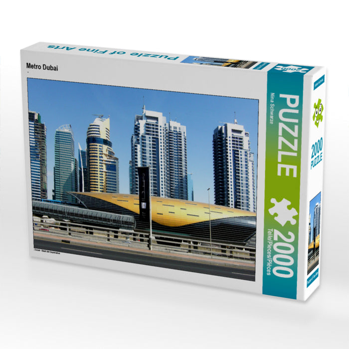 Métro Dubaï - Puzzle photo CALVENDO 