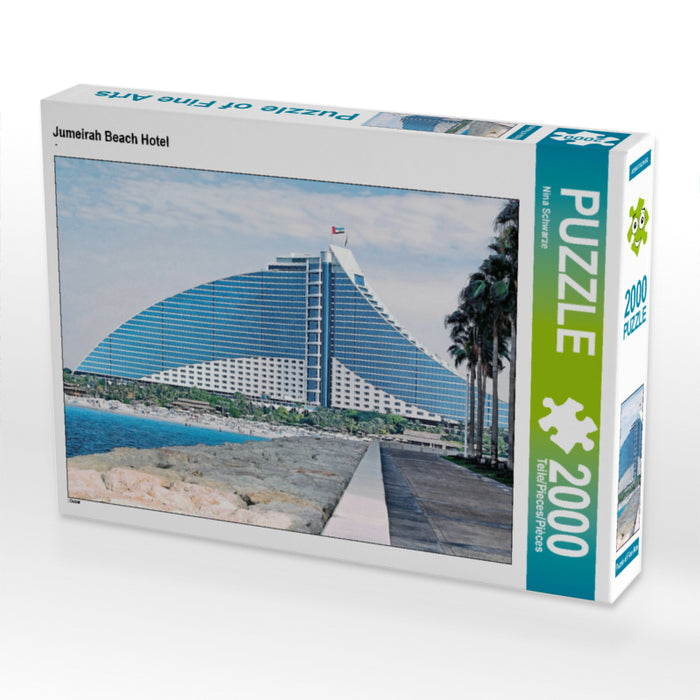 Jumeirah Beach Hotel 2000 Teile Puzzle quer - CALVENDO Foto-Puzzle'