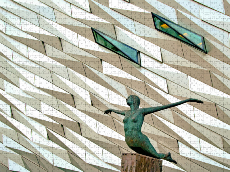 Titanic Monument Belfast - Puzzle photo CALVENDO 
