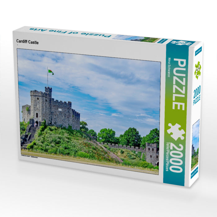 Cardiff Castle 2000 Teile Puzzle quer - CALVENDO Foto-Puzzle'