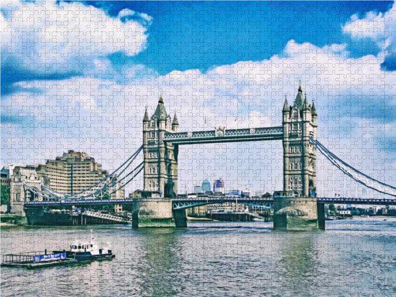 Tower Bridge - Puzzle photo CALVENDO 