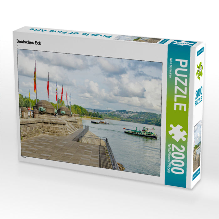 Deutsches Eck 2000 Teile Puzzle quer - CALVENDO Foto-Puzzle'
