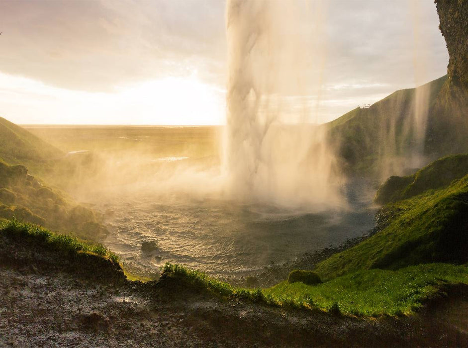 Seljandsfoss Island 2000 Teile Puzzle quer - CALVENDO Foto-Puzzle'