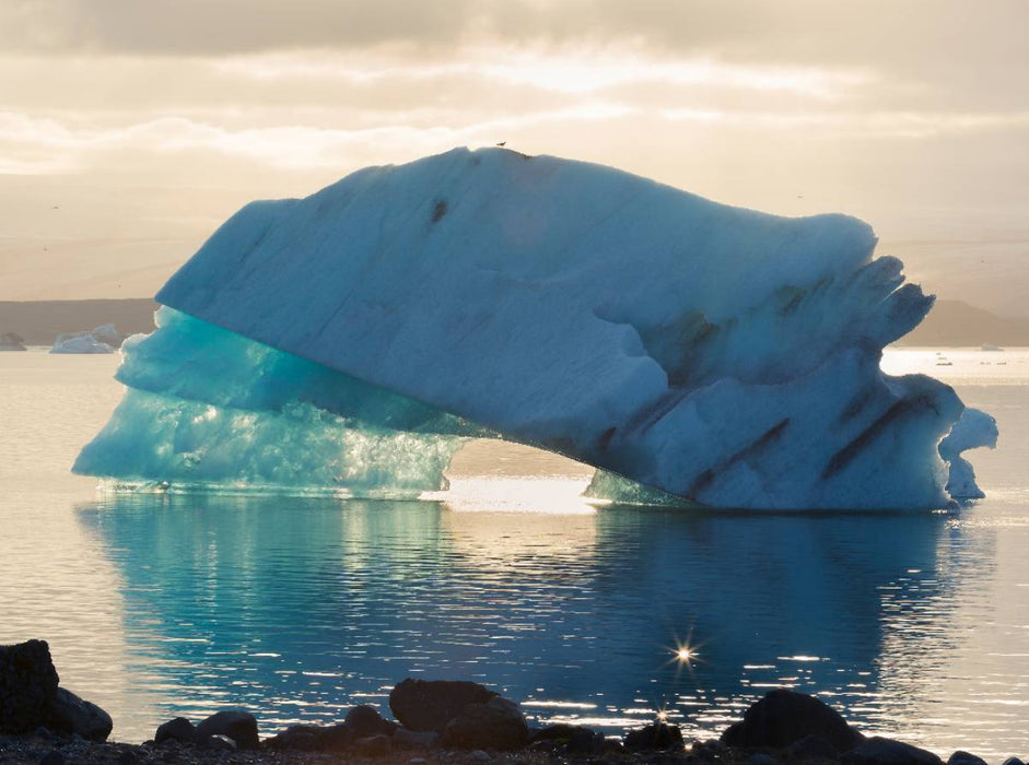 Jökulsárlón Eisberg - Island 2000 Teile Puzzle quer - CALVENDO Foto-Puzzle'