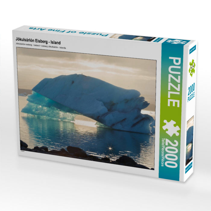Jökulsárlón Eisberg - Island 2000 Teile Puzzle quer - CALVENDO Foto-Puzzle'