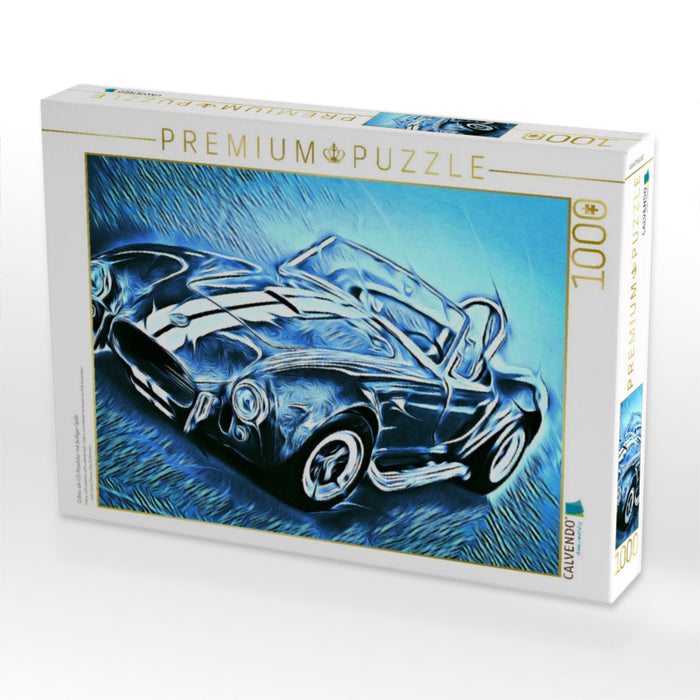 Cobra, ein US-Roadster mit bulliger Optik - CALVENDO Foto-Puzzle'