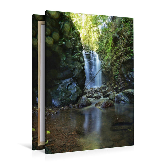Premium Textil-Leinwand Wasserfall