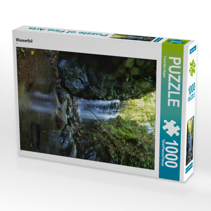 Wasserfall 1000 Teile Puzzle hoch - CALVENDO Foto-Puzzle'