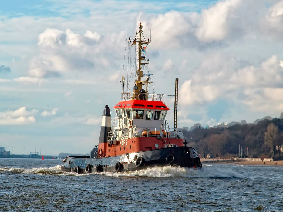 Schlepper Hafen Hamburg - CALVENDO Foto-Puzzle'