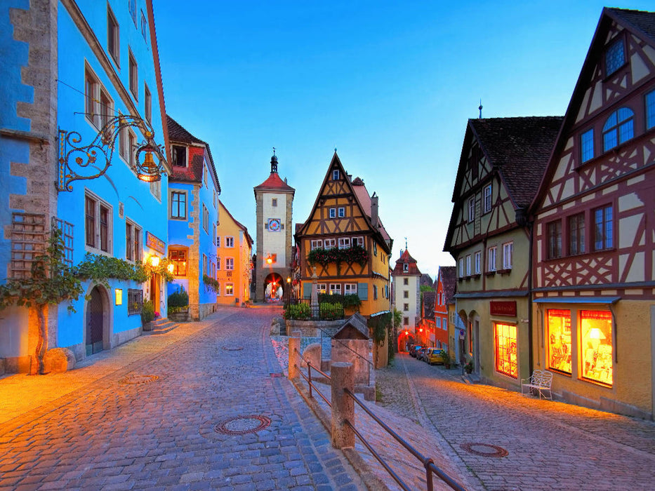 Rothenburg ob der Tauber - CALVENDO Foto-Puzzle'