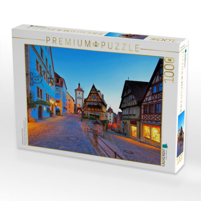 Rothenburg ob der Tauber - CALVENDO Foto-Puzzle'