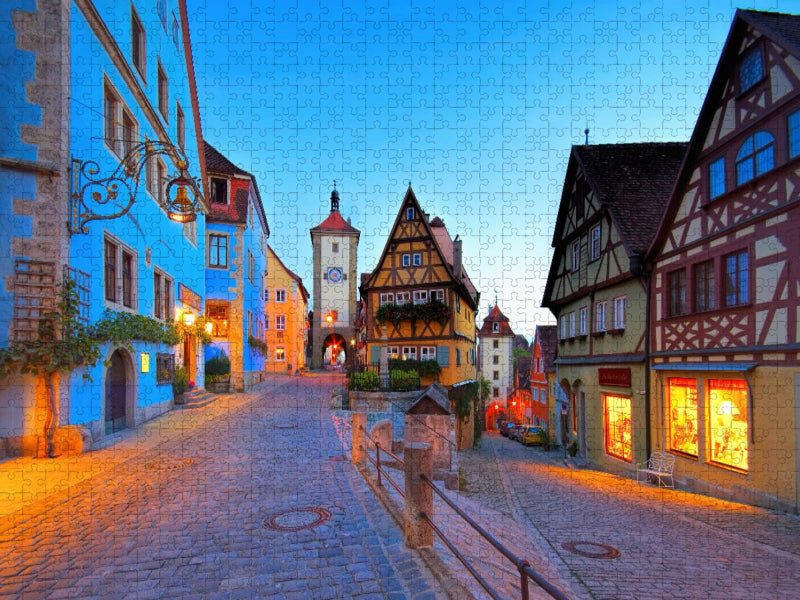 Rothenburg ob der Tauber - CALVENDO Foto-Puzzle'