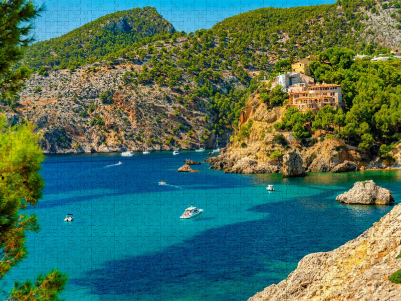 Playa Roca de Camp de Mar - CALVENDO Foto-Puzzle'