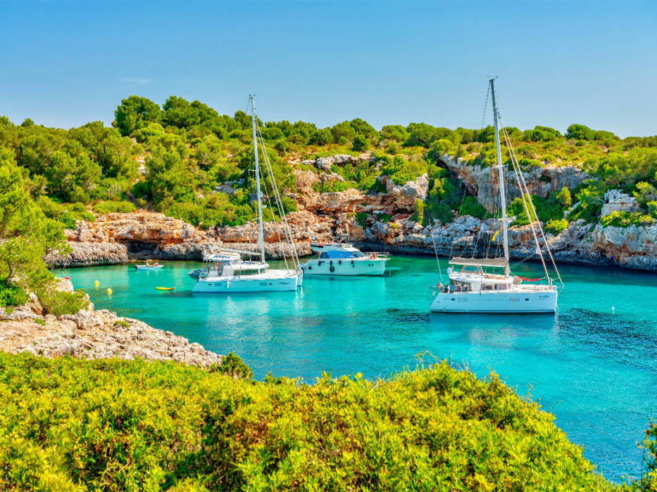 Cala Sa Nau - CALVENDO Foto-Puzzle'
