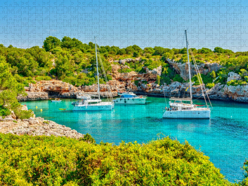 Cala Sa Nau - CALVENDO Foto-Puzzle'