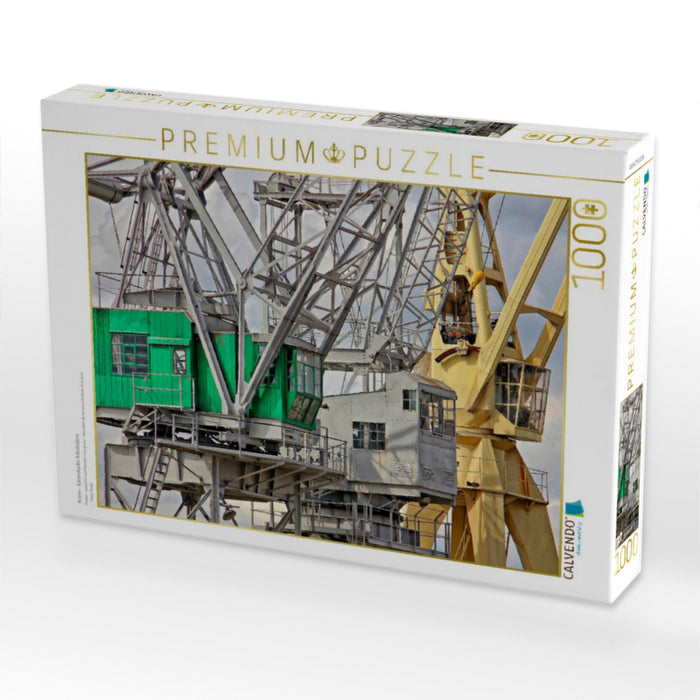 Krane - bärenstarke Arbeitstiere - CALVENDO Foto-Puzzle'