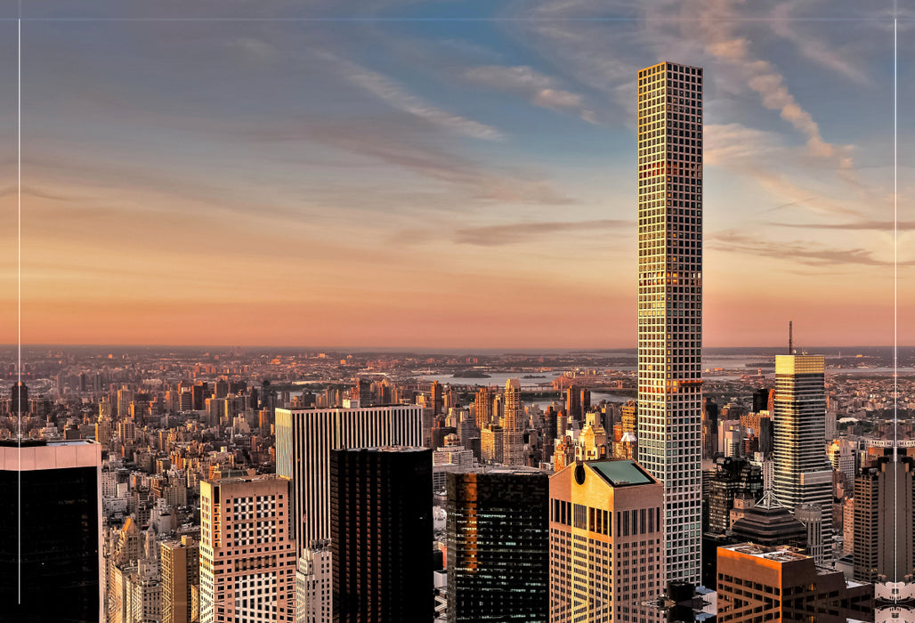 Premium Textil-Leinwand 432 Park Avenue