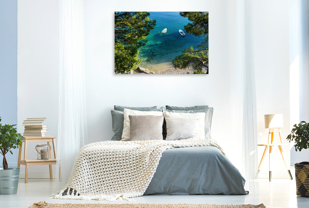 Premium textile canvas Premium textile canvas 120 cm x 80 cm across A motif from the Croatia calendar 