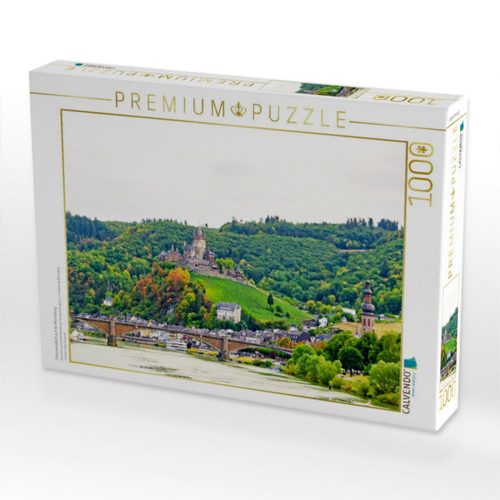 Panoramablick auf die Reichsburg - CALVENDO Foto-Puzzle'