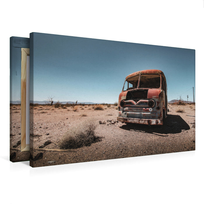 Premium Textil-Leinwand Altes Auto