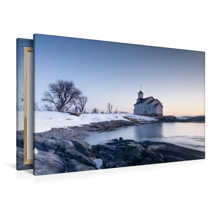 Premium Textil-Leinwand Gimsøy
