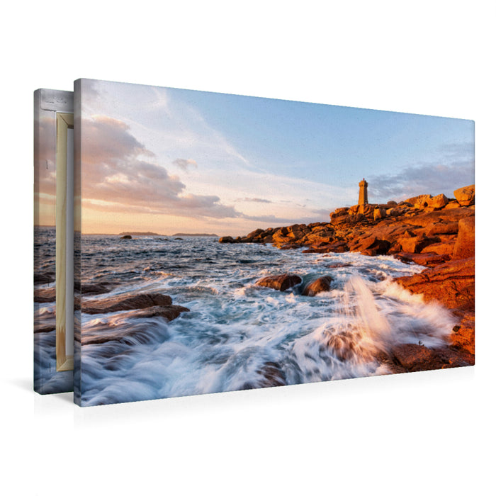 Premium Textil-Leinwand Phare de Ploumanac’h