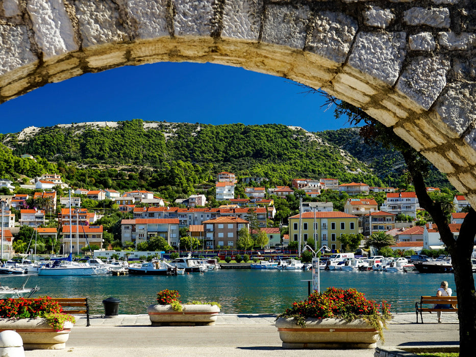 Rab, idyllischer Hafenort auf der Insel Rab 1000 Teile Puzzle quer - CALVENDO Foto-Puzzle'
