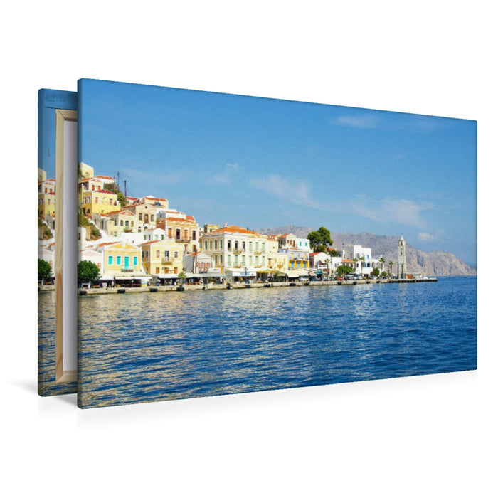 Premium Textil-Leinwand Symi