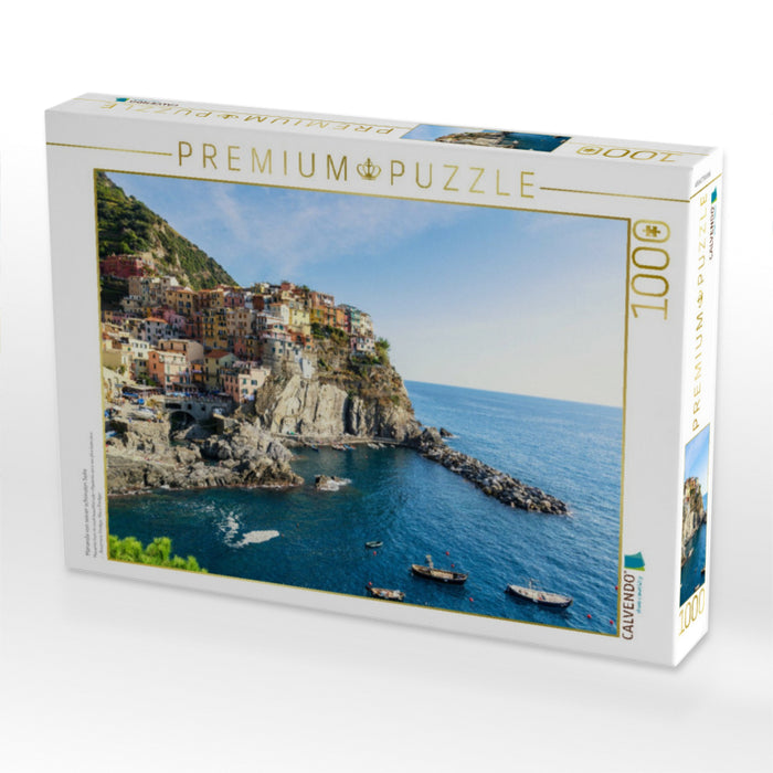 Manarola von seiner schönsten Seite - CALVENDO Foto-Puzzle'