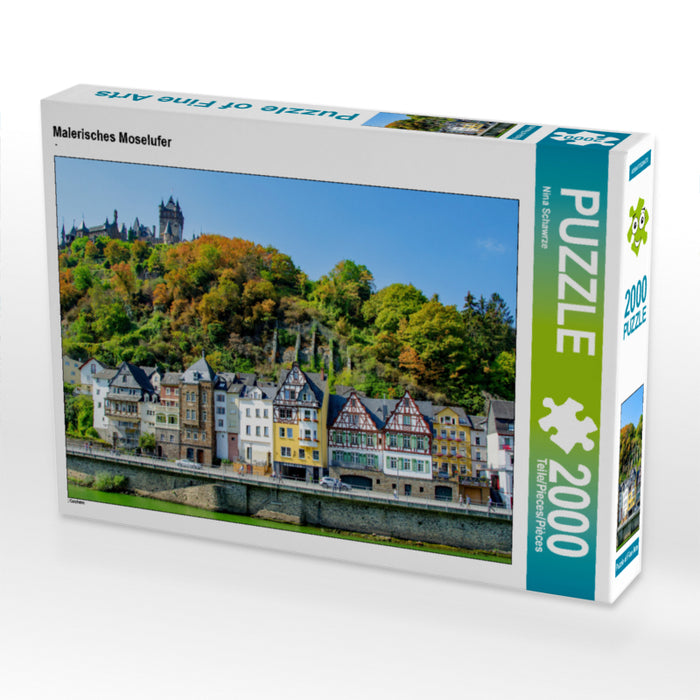 Malerisches Moselufer 2000 Teile Puzzle quer - CALVENDO Foto-Puzzle'