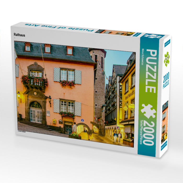 Rathaus 2000 Teile Puzzle quer - CALVENDO Foto-Puzzle'