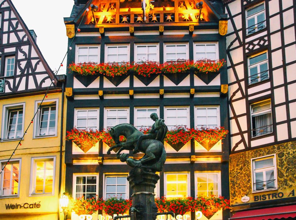 Fachwerk-Giebelhäuser 2000 Teile Puzzle quer - CALVENDO Foto-Puzzle'