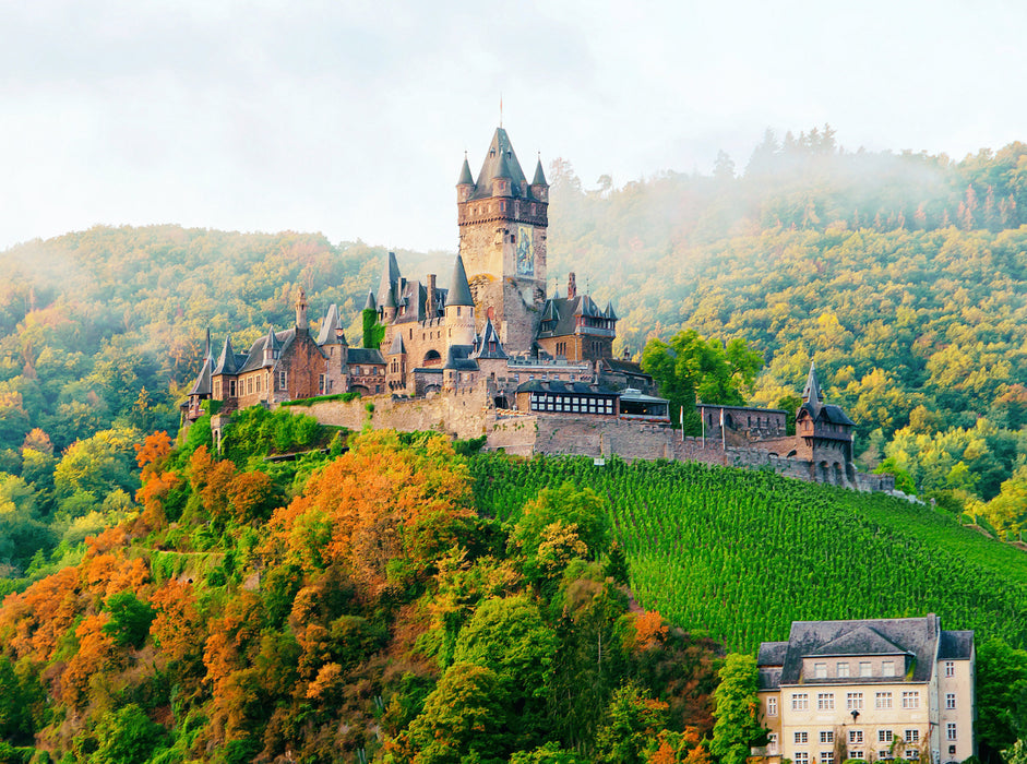Panoramablick auf die Reichsburg 2000 Teile Puzzle quer - CALVENDO Foto-Puzzle'