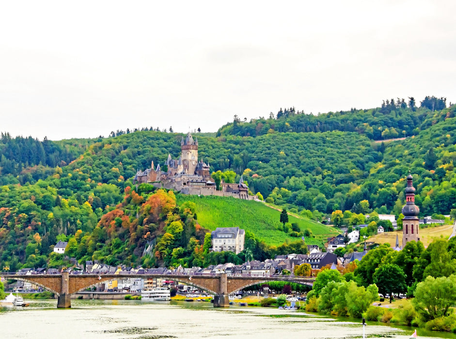 Panoramic view of the Reichsburg - CALVENDO photo puzzle 