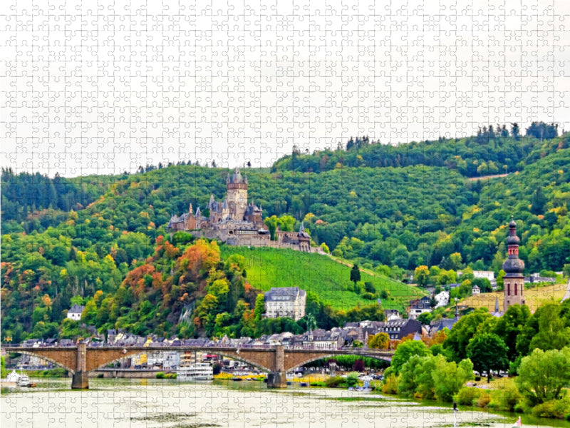Panoramic view of the Reichsburg - CALVENDO photo puzzle 