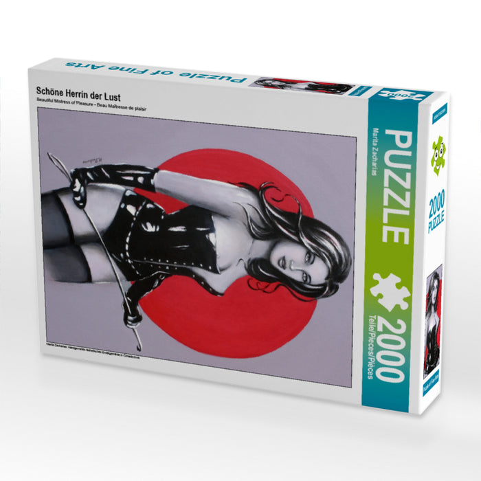Schöne Herrin der Lust 2000 Teile Puzzle hoch - CALVENDO Foto-Puzzle'