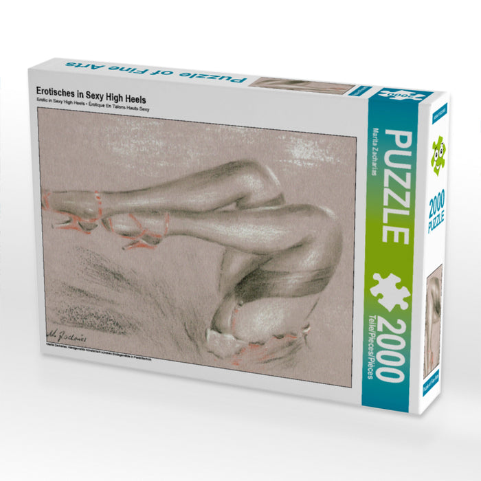 Erotisches in Sexy High Heels 2000 Teile Puzzle hoch - CALVENDO Foto-Puzzle'