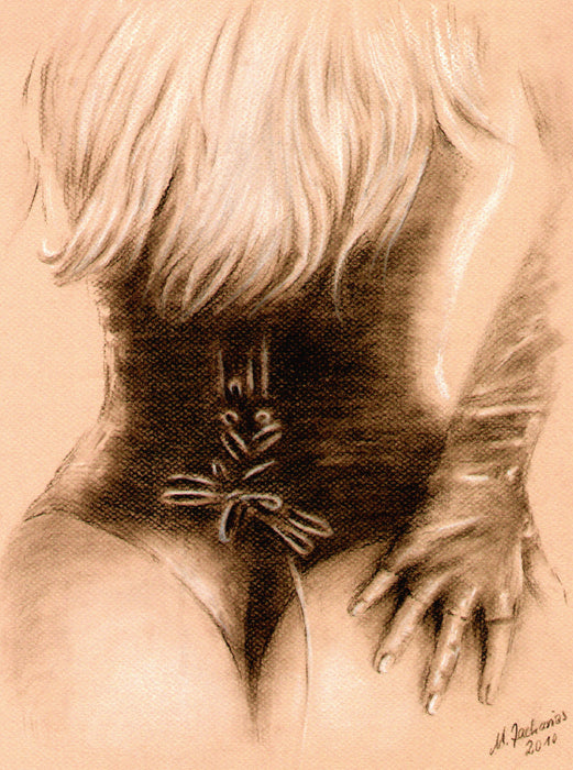 Sexy Girl in Dessous 2000 Teile Puzzle hoch - CALVENDO Foto-Puzzle'