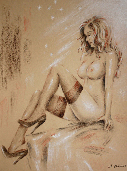 Sexy Frauenakt in High Heels 2000 Teile Puzzle hoch - CALVENDO Foto-Puzzle'