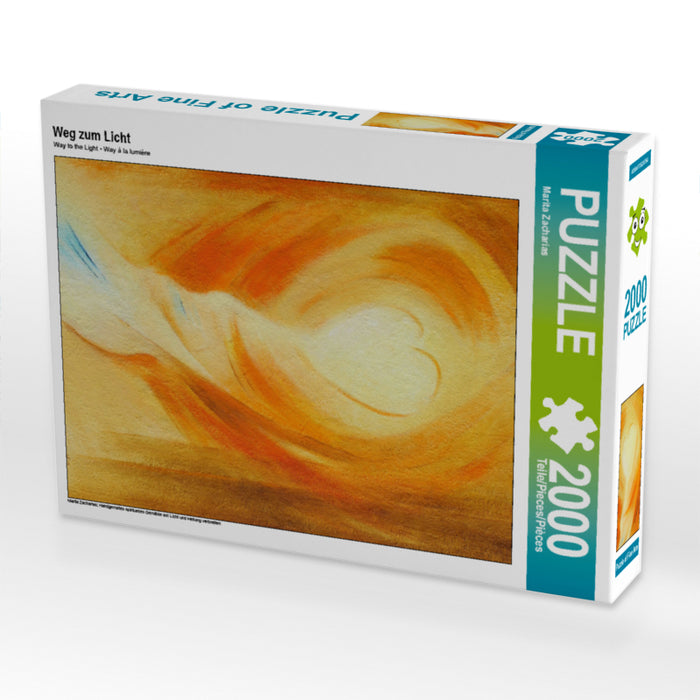 Weg zum Licht 2000 Teile Puzzle hoch - CALVENDO Foto-Puzzle'