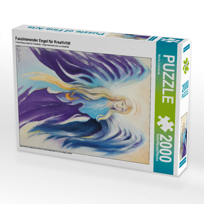 Faszinierender Engel für Kreativität 2000 Teile Puzzle hoch - CALVENDO Foto-Puzzle'