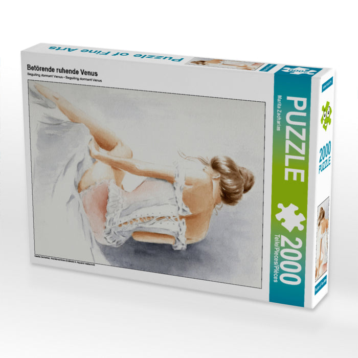 Betörende ruhende Venus 2000 Teile Puzzle hoch - CALVENDO Foto-Puzzle'