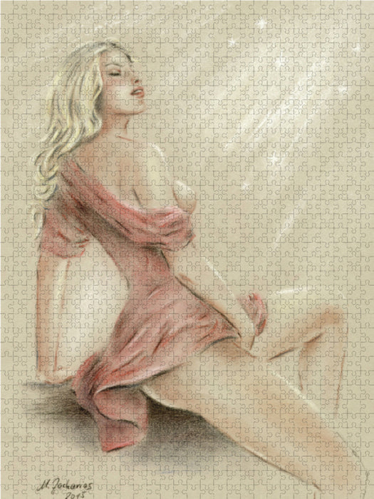 Schöne Göttin der Verführung 2000 Teile Puzzle hoch - CALVENDO Foto-Puzzle'