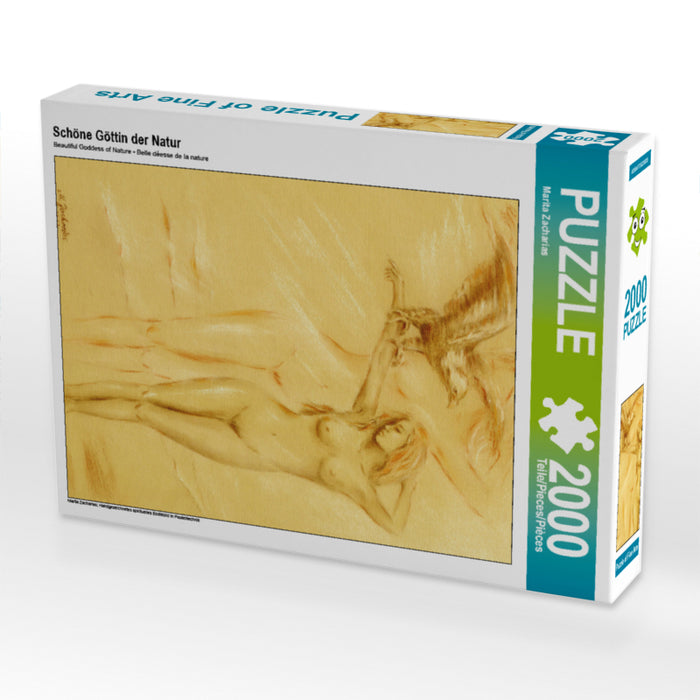 Schöne Göttin der Natur 2000 Teile Puzzle hoch - CALVENDO Foto-Puzzle'