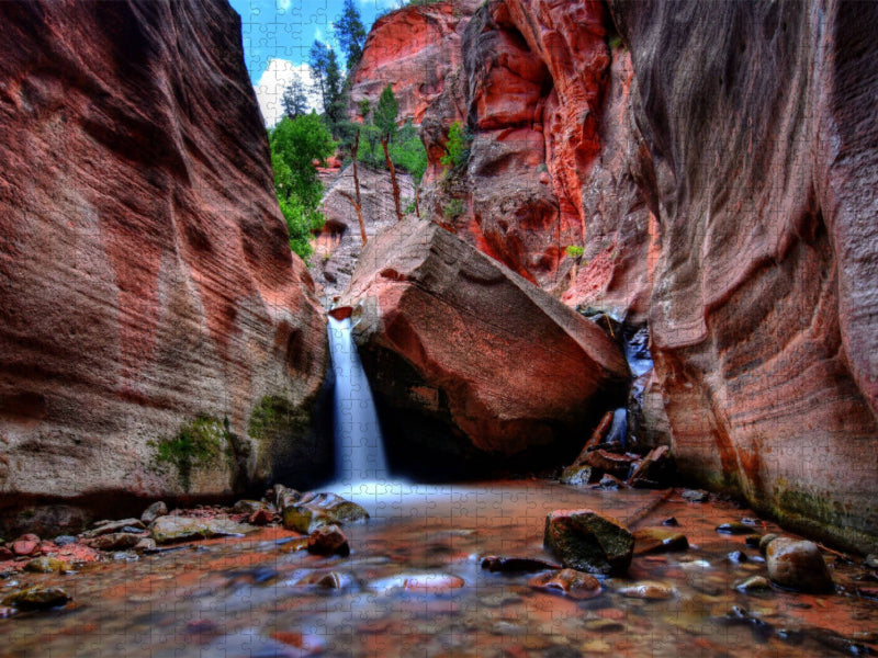 Kanarra Creek Canyon - CALVENDO Foto-Puzzle'