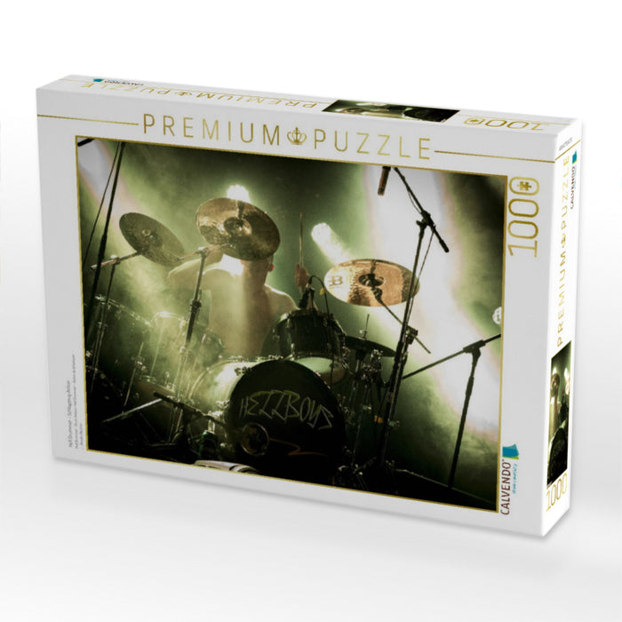 Hell Drummer - Schlagzeug Action - CALVENDO Foto-Puzzle'