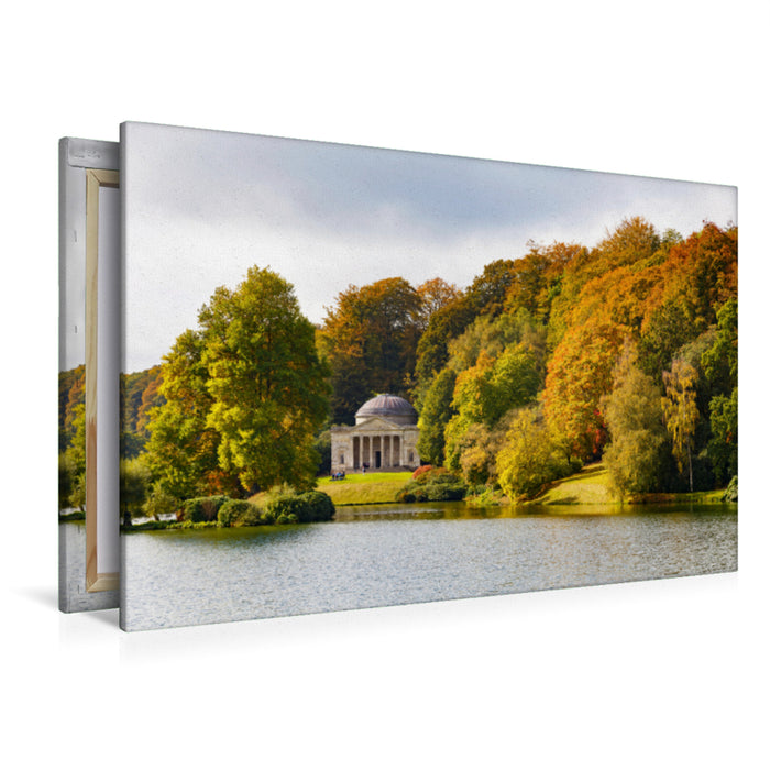 Premium Textil-Leinwand Stourhead