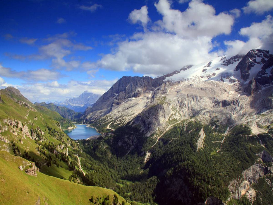 Marmolada mit Fedaiasee - CALVENDO Foto-Puzzle'