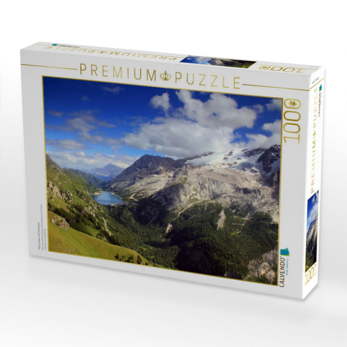 Marmolada mit Fedaiasee - CALVENDO Foto-Puzzle'